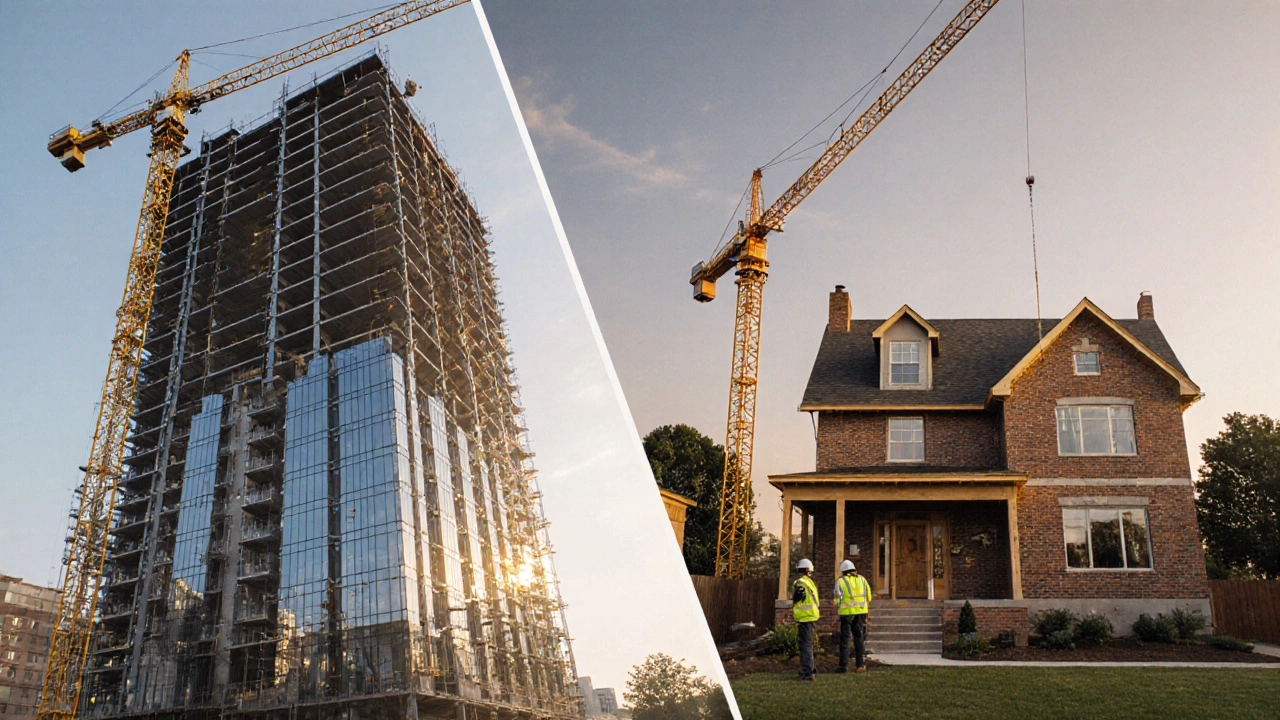 What Is the Opposite of Commercial Construction? Explained